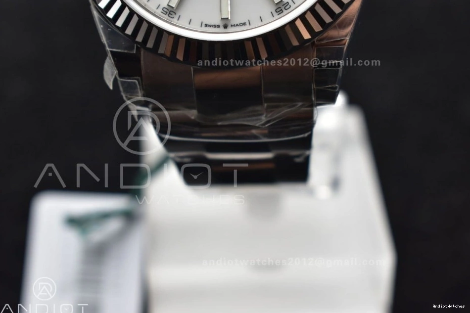 Bracelet SS 41 on 126334 White VSF Dial 904L 1:1 Contemporary DateJust Best Edition VS Oyster 630 0122